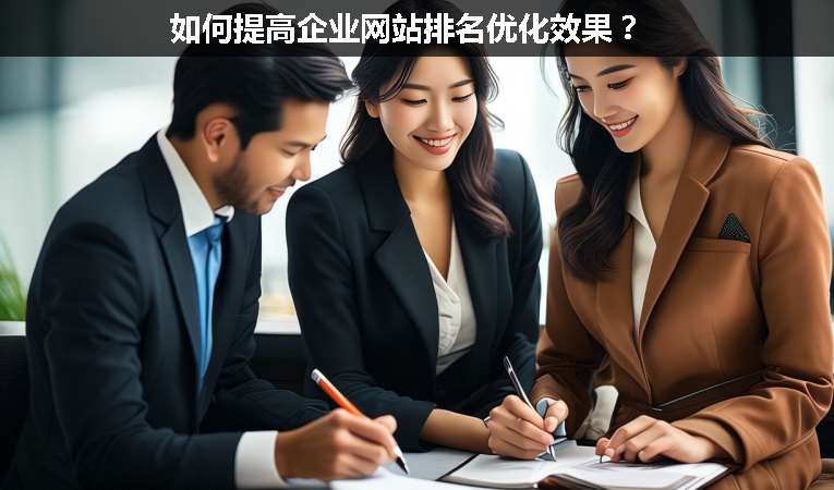 如何提高企業網站排名優化效果？